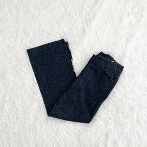 Yves Saint Laurent Flare Denim Jeans in Dark Blue